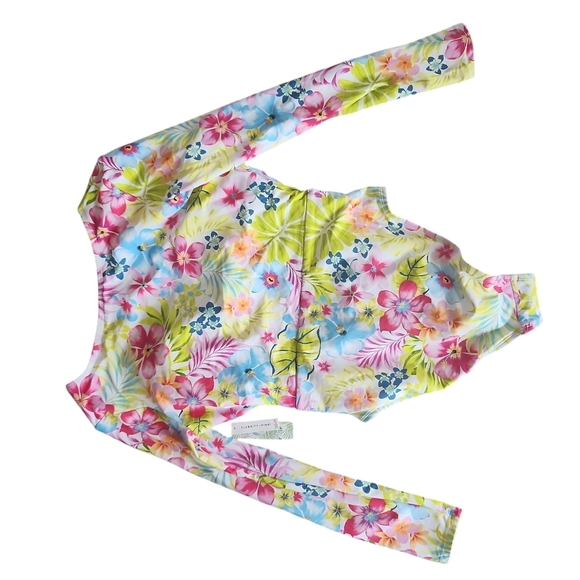 Celebrity Pink Swim Floral Cutout One Piece Swimsuit XL - Picture 6 of 7